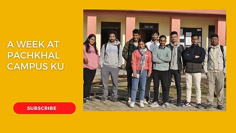 A week at Pachkhal Campus KU #kathmandu #university #ku #kathmanduuniversity