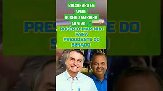 BOLSONARO APOIA PRESIDENTE DO SENADO ROGÉRIO MARINHO ✨🇧🇷✨ #shorts