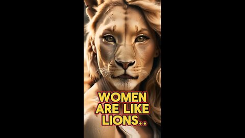 Women are like lions..