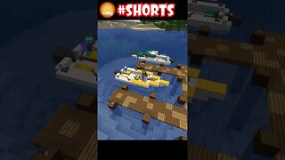 Building Modern Speed Boats in Minecraft #short #shorts