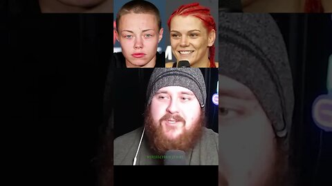 Rose Namajunes getting choked out by Gillian Robertson - MMA Guru Reacts