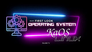 OS first look - KaOS Linux