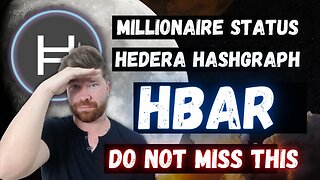 HBAR Crypto "How Much Do You Need To Become A Millionaire" Big Prediction!