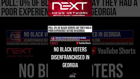 No Black Voters Disenfranchised in Georgia #shorts