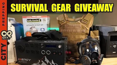 Survival "Prepper" Gear Giveaway (over $9,000 in value)