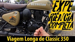 Viagem de longa de Royal Enfield CLASSIC 350: Experiência COMPLETA, o DESFECHO. EP-02