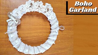 DIY Boho Decoration - How to Make a Garland Decoration