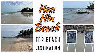 Hua Hin Beach - Top 10 Beach in Thailand - With Drone Footage