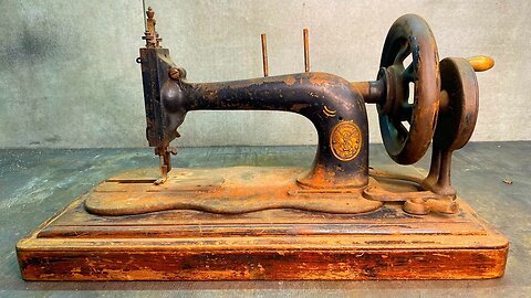 1882 SINGER Sewing Machine Restoration. Working after 140 years!!!