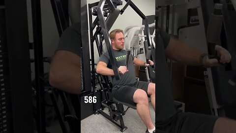 HIT Single Set Medx Chest Press - Maxed out