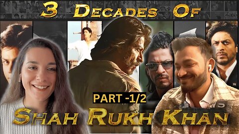REACTING TO 3 DECADES OF SRK PART 1/2 ! SHAH RUKH KHAN