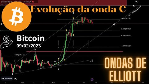 Bitcoin Reversão - 1° estágio, estruturas direcionais | ONDAS DE ELLIOTT