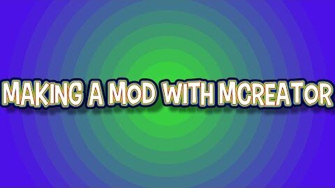 Making a mod with MCreator