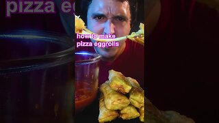 How To Make Pizza Egg Rolls #shorts