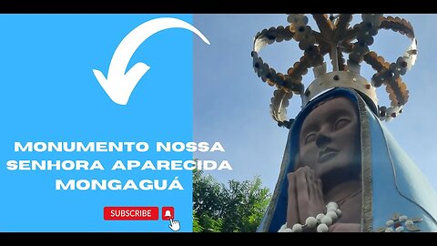 MONUMENTO PADROEIRA MIRANTE NOSSA SENHORA APARECIDA CONCEIÇÃO EM MONGAGUA SP BRASIL