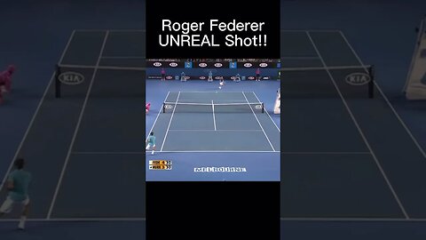 Roger Federer UNREAL Shot!! 🤯 #tennis #shorts