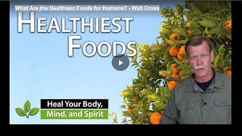 What Are the Healthiest Foods for Humans? - Walt Cross