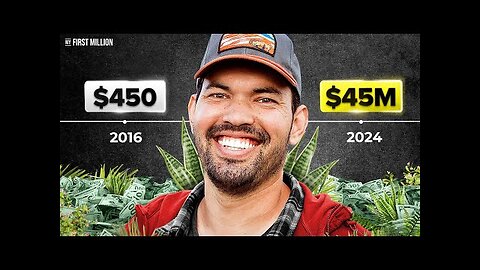 He Turned $300/mo Into $3,750,000/mo From GARDENING