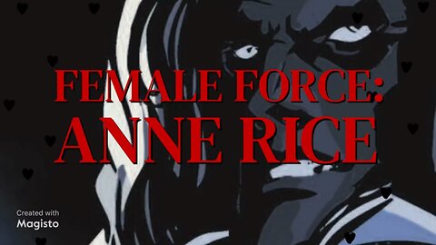 Female Force: Anne Rice by TidalWave Comics