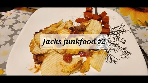 Jacks junkfood #2 cheeseburger casserole with potato chips #casserole