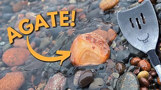 Snowy Agate Hunt | Finding Lake Superior Rocks on the North Shore | Winter Rockhounding