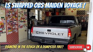 Will it Survive the Drive? LS Swapped 1991 Chevy OBS First Drive! #truck