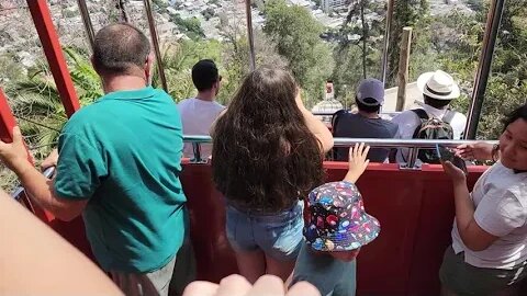 Paseando - 🏪 Trayecto Funicular (Bajando) 📍 #Parquemet Parque Metropolitano 🌎 Santiago 📅 06.01.2023