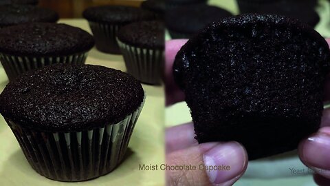 Moist chocolate cupcake recipe😊😋