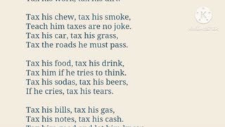 TAX POEM