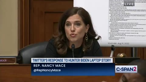 Congresswoman Nancy Mace Mops the Floor with Twitter Exec over 'Blacklist' of Covid Critics
