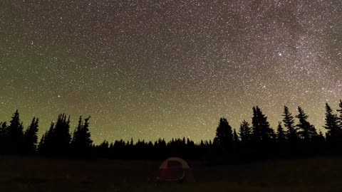 THE BEST METEOR SHOWER TIME LAPSE- The Nights Of Shooting Stars 4K Video With Relax Music 2022