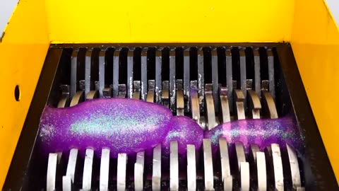 Shredding Mega Slime Ball! Oddly Satisfying Video!