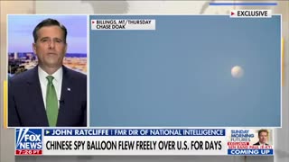 Former Director of National Intelligence John Ratcliffe on the claim Chinese spy balloons entered US airspace under the Trump admin