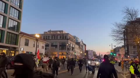 Washington DC, Happening Now: BLM/Antifa marching through streets in downtown DC.
