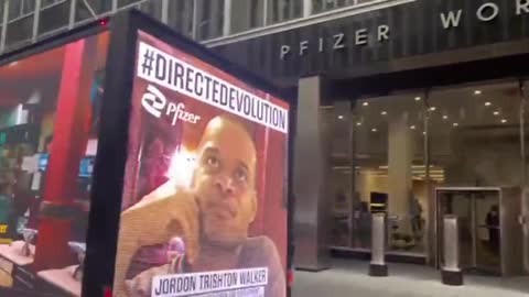 Project Veritas CLOWNS Pfizer With Huge Truck Outside Their Headquarters
