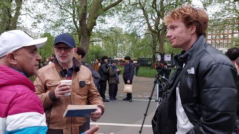 Young Man Was Boasting Gets Busted! Paul Williams And Visitor Speakers Corner