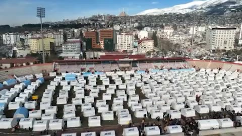 TURKEY EARTHQUAKE: Disaster Agency Sets Up Massive Tent City To House Homeless