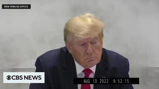 Video of Trump's August deposition