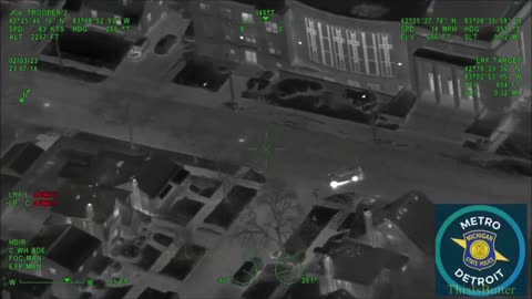 MSP helps Detroit cops track down suspect in stolen vehicle