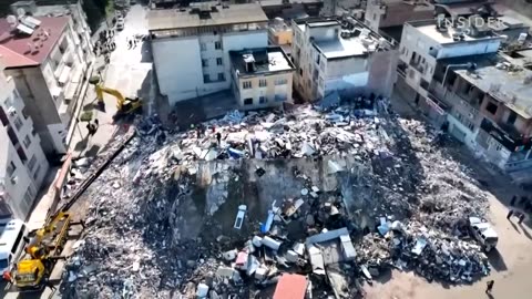 Drone Footage Shows Extent Of Damage From Earthquake In Turkey And Syria