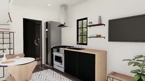 (3x6 Meters) Tiny House Design | Small 1 Bedroom House