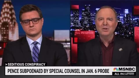 Schiff thinks the DOJ is nearing the end of their investigation into J6 by subpoenaing Mike Pence