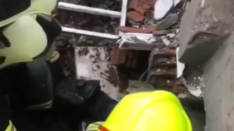 Pulling a two-month-old baby alive after three days under the rubble in Turkey