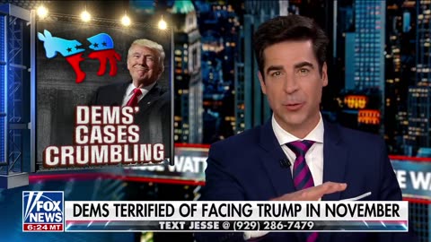 Jesse Watters · The left’s legal strategy against Trump is crumbling from all directions.