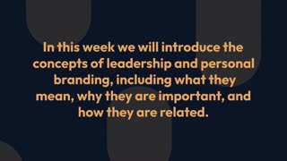 KB Entertainment introduction of our weekly topic: Leadership & Personal Branding!