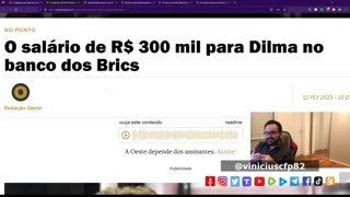 Dilma Rousseff vai ganhar quase R$ 300 mil por mês