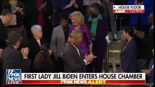 Jill Biden just kissed Kamala Harris’ husband on the lips