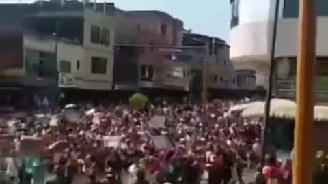 Venezuela protesting against tyranny