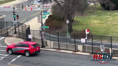 Fencing Goes Up Around the Capitol Ahead of Biden's State of the Union Speech