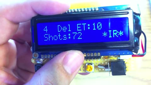 RGB LCD Arduino Intervalometer